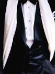 Black Satin Vest