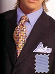 Blue Diagonal Twill Shirt