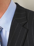 Blue Solid Multi Repeat Twill Dress Shirt
