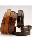 Italian Tanned American Alligator Belt Strap
