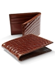 M-Clip Wallets - Cognac Alligator Wallet WT-COG-GATR - Exotic Belts and Wallets | Sam's Tailoring Fine Men's Clothing