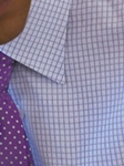 Pique Micro Check Dress Shirt