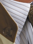 Satin Poplin Stripe Dress Shirt