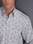 Spring 2009 Reverse Paisley Jacquard Print Sport Shirt
