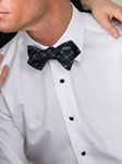 White Mini Pique Formal Shirt