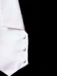 White Pique Formal Vest