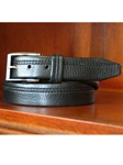 Lejon of California Black Harvard Casual Leather Belt TRC0005 - Spring 2015 Collection Leather Belts | Sam's Tailoring Fine Men's Clothing
