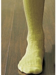 Solid Rib Cotton Sock