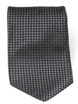 Black and Gray Silk Tie