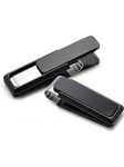 Black Solid Slide Satin Finished Money Clip | M-Clip New Money Clip | Sams Tailoring