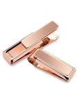 Rose Gold Channeled Grooves Slide Money Clip | M-Clip New Money Clip | Sams Tailoring