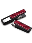 Black & Red Inlay Money Clip | M-Clip New Money Clip | Sams Tailoring