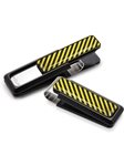 Yellow & Black Inlay Money Clip | M-Clip New Money Clip | Sams Tailoring