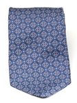 Blue with Red Dot Silk Tie