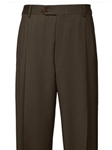 Gabardine Pleated Trouser