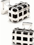 *`Spots` Silver Cufflinks
