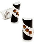*`Spots` Silver Cufflinks