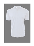 White Short Sleeves Pima Cotton Mens Polo | Georg Roth Los Angeles Polos | Sam's Tailoring Fine Men Clothing