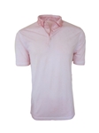 Pink Luxe Pima Short Sleeves Men's Polo | Georg Roth Los Angeles Polos | Sam's Tailoring Fine Men Clothing