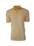 Yellow Luxe Pima Short Sleeves Men's Polo | Georg Roth Los Angeles Polos | Sam's Tailoring Fine Men Clothing