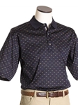 Space Dye Clip Jacquard Polo