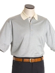 Space Dye Clip Jacquard Polo