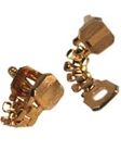 *`Oval Engraving` 18K Gold Cufflinks