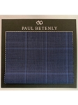 Blue With Sky Check Custom Suit | Paul Betenly Custom Suits | Sam's Tailoring Fine Men's Clothing