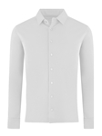 White Luxe Pima Long Sleeves Button Up Shirt | Georg Roth Shirts Collection | Sam's Tailoring Fine Mens Clothing