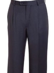 Flat Front Black Trouser