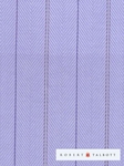 Light Blue and White Satin Stripe Custom Dress Shirt
