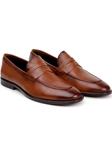 Tan Italian Deerskin Classic Modern Silhouette | Belvedere Studio Shoes | Sam's Tailoring Fine Men's Clothing