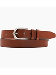 Cognac Genuine Oil Tanned Leather Highlife Belt | Lejon Leather Causal Belts | Sam's Tailoring Fine Men's Clothing