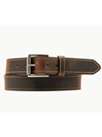 Light Brown Oil Tanned Harness Leather Tracer Belt | Lejon Leather Causal Belts | Sam's Tailoring Fine Men's Clothing