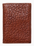 Peanut Bison Tri-Fold Men's Wallet | Lejon Leather Wallets | Sam's Tailoring Fine Men's Clothing