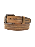 Brown Brass Finish Buckle Taos Men's Belt | Lejon Leather Causal Belts | Sam's Tailoring Fine Men's Clothing