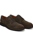 Olive Suede Split-Toe Men's Derby Shoe | Belvedere Studio Shoes | Sam's Tailoring Fine Men's Clothing