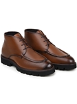 Tan Moc-Toe Deerskin Men's Chukka Boot | Belvedere Studio Shoes | Sam's Tailoring Fine Men's Clothing