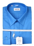 Solid Blue Dress Shirt