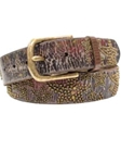 Black American Alligator Bombay Belt