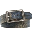Black American Alligator Bombay Belt