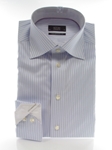 Contemporary Fit: Blue and White Contemporary Fit Shirt - Eton of Sweden  |  SamsTailoring Clothing