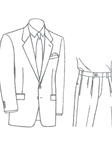 Model 414 All Worsted Super 100's Suit