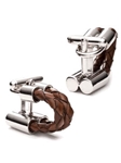 Black Spotted Frog Cufflinks