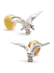 Black Spotted Frog Cufflinks