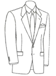 Model 444 All Wool Worsted Blazer