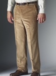 Flat Front Corduroy Trouser