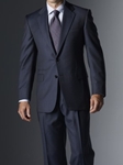 Navy with White Stripe Suit