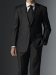 Navy with White Stripe Suit