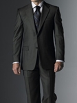 Navy with White Stripe Suit